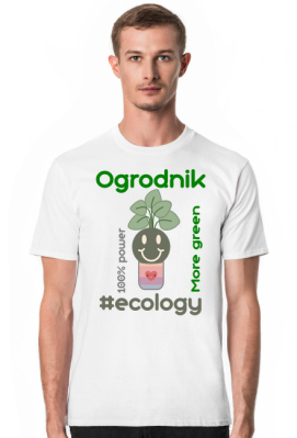 T-shirt męski Ogrodnik Eco - Positivka