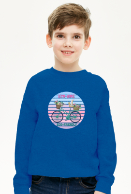 Bluza dziecięca Jestem Eco na rowerze - Positivka