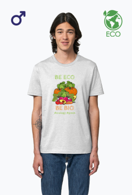 T-shirt męski Kolorowe warzywa Be Eco - Positivka
