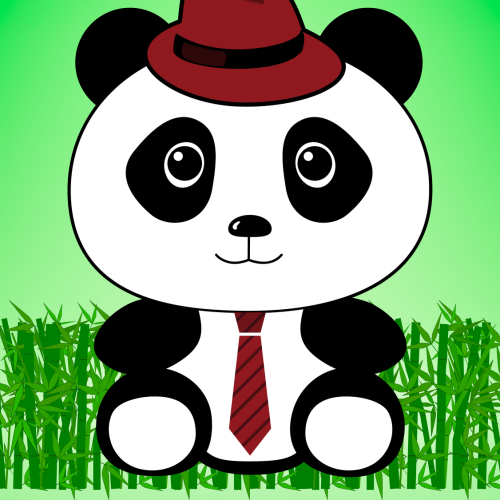 Panda - Black/Silver/White