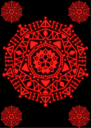 Mandala Poster RED