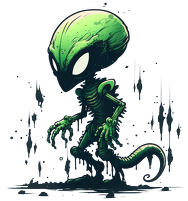 Green Alien - Magiczny kubek