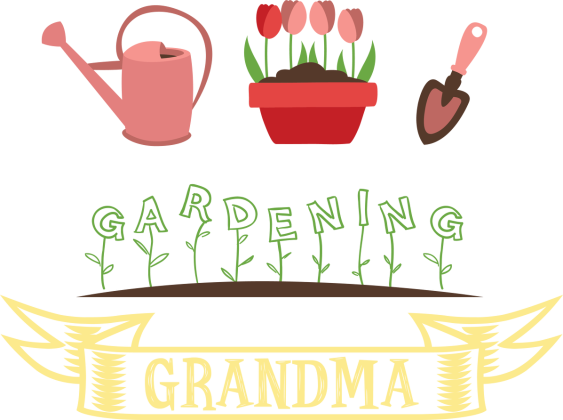 Babcia ogrodnik