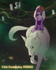 Kubek Mononoke biały