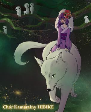 Kubek Mononoke biały