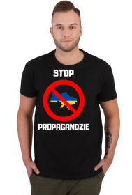 Koszulka męska Soft Style - Stop Propagandzie, wersja 2 (różne kolory)