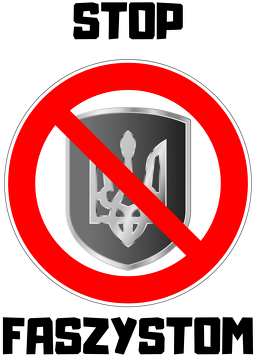 Kubek Eko z Kolorowym Uszkiem - Stop Faszystom (różne kolory)