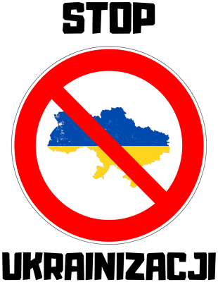 Maseczka Trójwarstwowa - Stop Ukrainizacji