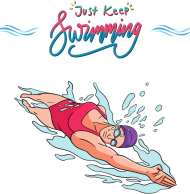 swimming girl