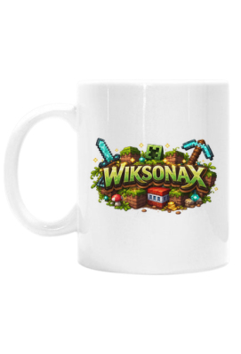 kubek wiksonax Minecraft styl - Wiktoria Store
