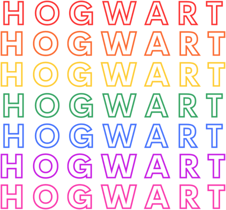 Bluza Hogwart Tęcza