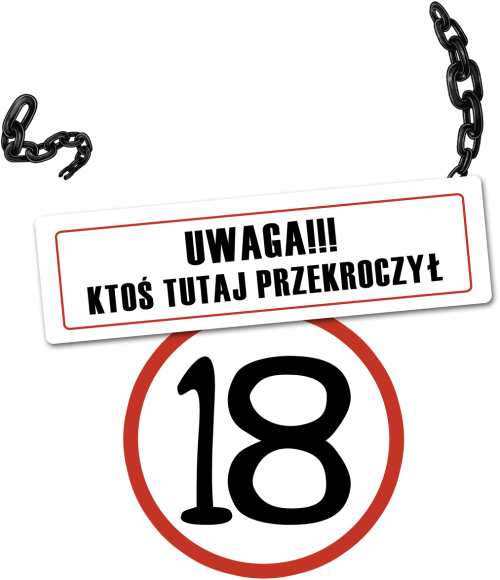 T-shirt ktoś tutaj przekroczył 18