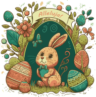 Wiosenna koszulka z królikiem - dla miłośników zwierząt