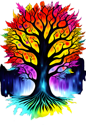 Koszulka Kolorowe Drzewo
