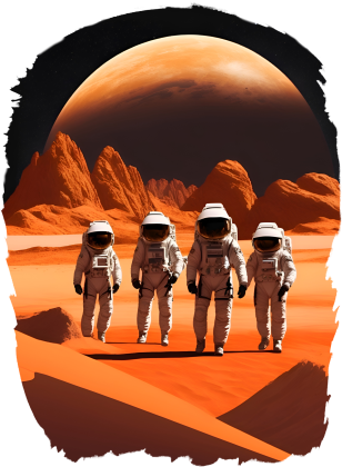 Koszulka Astronauci na Pustyni