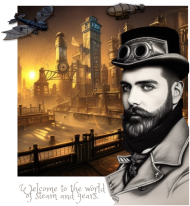 Torba z motywem Steampunk