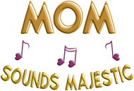 Poduszka – Mom sounds majestic