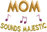 Poduszka – Mom sounds majestic