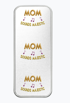 Aluminiowe Pudełko – Piórnik – Mom sounds majestic - donamiart