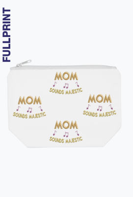 Kosmetyczka L – Mom sounds majestic - donamiart