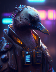 Cyberpunk Duck