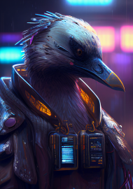 Cyberpunk Duck