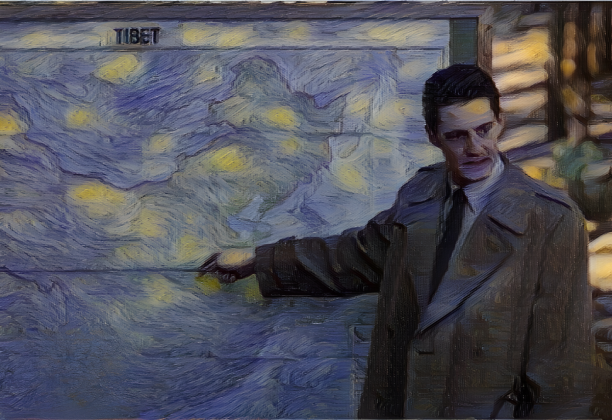 Twin Peaks Agent Cooper Tablica Tybet Van Gogh