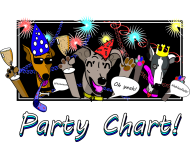 Party Chart! T-shirt Męski w wielu kolorach.