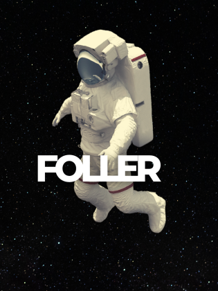 Koszulka biała FOLLER Astronauta