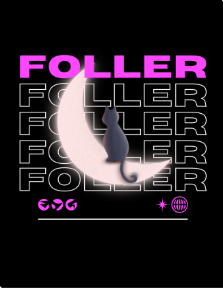 Bluza biała FOLLER Księżyc