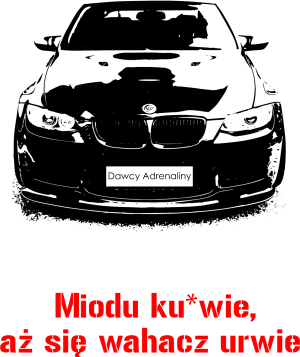 Koszulka "miodu ku*wie" - nadruk