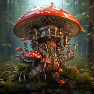 tshirt Amanita steamPunk