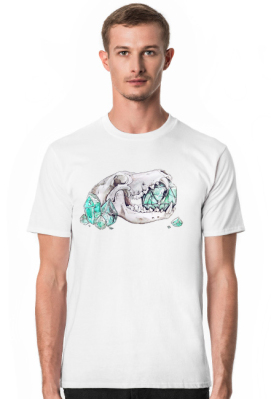 Skull Biting a Dice - Dice Biters RPG