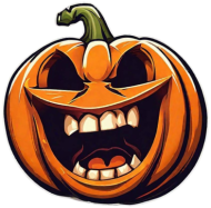 Podkoszulka 'Bad Pumpkin" Smoky (fiolet)