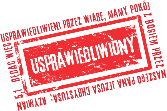 Koszulka USPRAWIEDLIWIONY biała