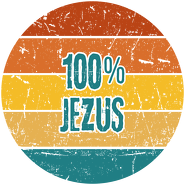 100% Jezus. retro