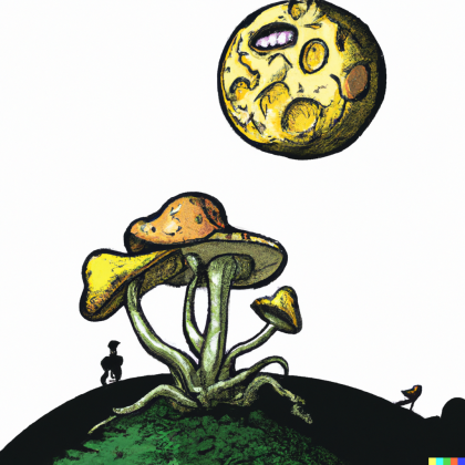 Golden teacher moon