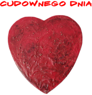 Kubek czerwone serce