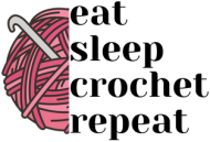 Kubek eat sleep crochet repeat