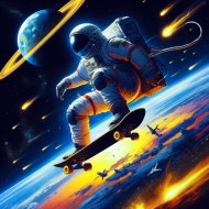 Snowboard w kosmosie