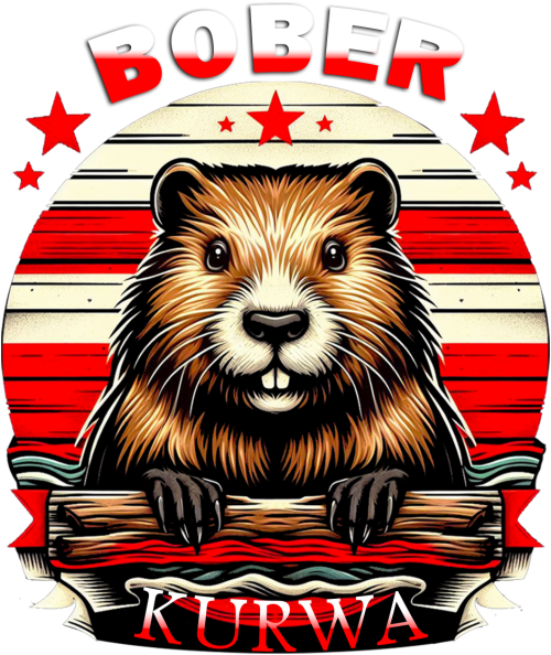 Koszulka T-shirt Bober Męska