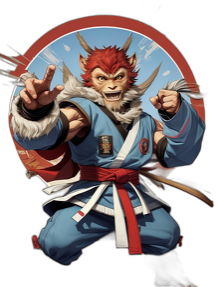 Kubek two sides of Sun Wu Kong