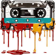 Koszulka męska - Retro Tape, Nostalgia w stylu!