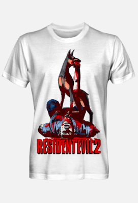 Resident Evil 2 Zombie Dog koszulka t-shirt - Dla Weeb'a