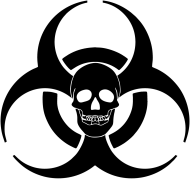 AmenoSkull Biohazard Skull bluza zip unisex