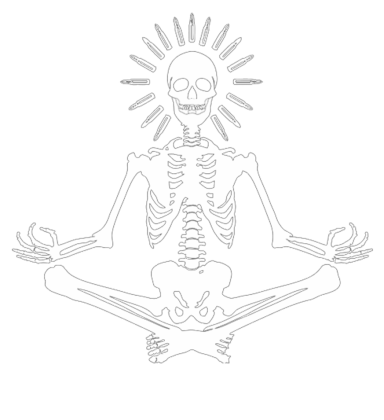 AmenoSkull Symbol bluza z kapturem damska