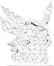 Geometric Pika women FLUO