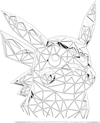 Geometric Pika men FLUO