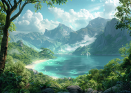 Płótno Canvas Poziom A2 - Krajobraz (84)