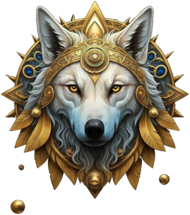 Biały wilk - kurtka